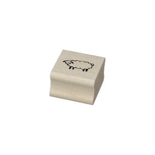 Sheep rubber stamp, farm rubber stamp, sheep stamp