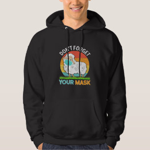 Sheep Say Dont Forget Your Mask Hoodie