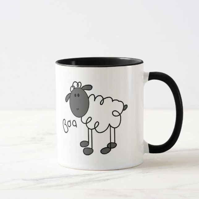 Sheep Says Baa T-shirts and Gifts Mug (Right)