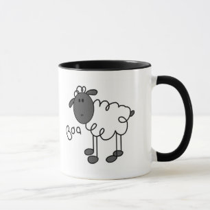 Sheep Says Baa Tshirts and Gifts Mug
