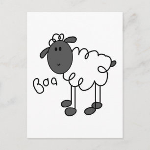 Sheep Says Baa Tshirts and Gifts Postcard