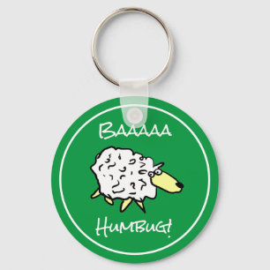 Sheep Says Baaaa Humbug - Christmas Key Ring