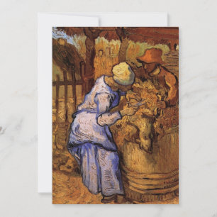 Sheep Shearers (after Millet) by Vincent van Gogh