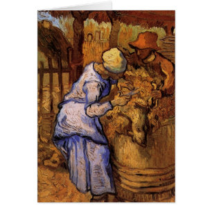 Sheep Shearers (after Millet) by Vincent van Gogh