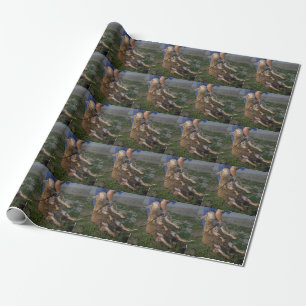 Sheep Shearing Wrapping Paper