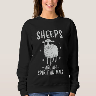 Sheep Spirit Animal Funny Sheep Sweatshirt