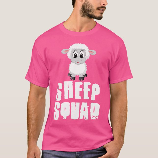 Sheep Squad Funny Sheep Sheep Sheep T-Shirt (Front)