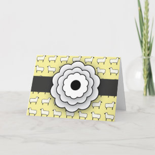 Sheep Thank you Card