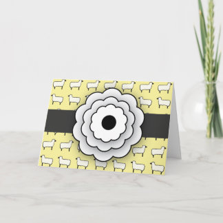 Sheep Thank you Card