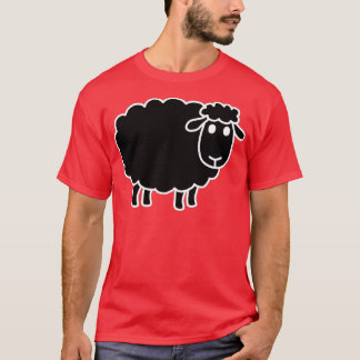 Sheep That Is Black Funny Jokes Sarcastic T-Shirt