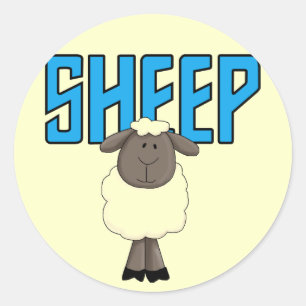 Sheep Tshirts and Gifts Classic Round Sticker