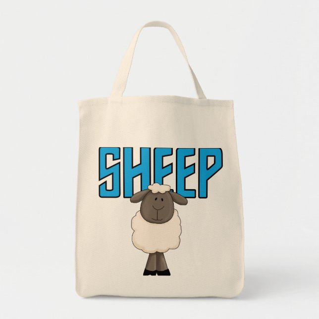 Sheep Tshirts and Gifts Tote Bag (Front)