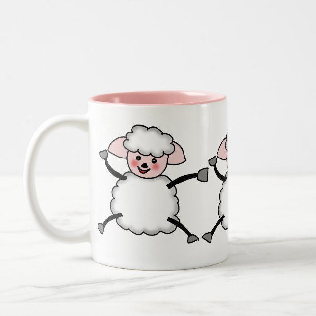 sheep Two-Tone coffee mug (Left)