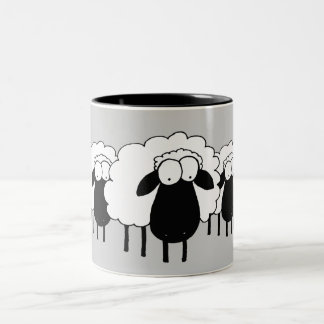 Sheep Two-Tone Coffee Mug