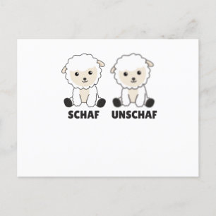 Sheep Unison TRAY GAME FOR PHOTO HEAD Postcard
