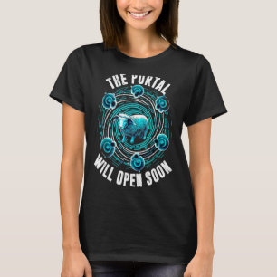 Sheep Walking In Circles In China Funny Sheep Meme T-Shirt