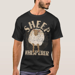 Sheep Whisperer Farm Animal Lover Farmer Funny She T-Shirt