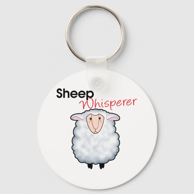 Sheep Whisperer Key Ring (Front)