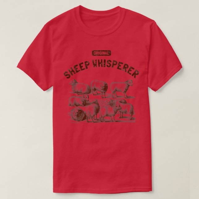 Sheep Whisperer  T-Shirt (Design Front)