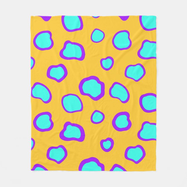 Sheep Wild Animal Pattern Fleece Blanket (Front)