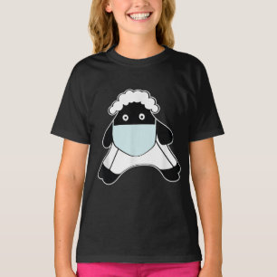 Sheep with face mask Animal Owner Gift T-Shirt