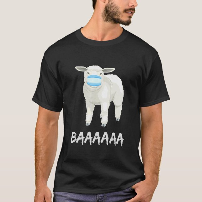 Sheep With Mask . T-Shirt (Front)