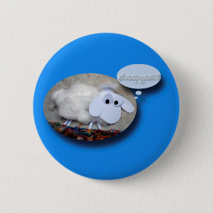 Sheep Year? Chinese New Year 2015 6 Cm Round Badge