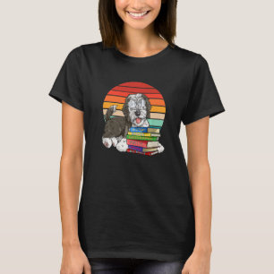 Sheepadoodle Back To School Bookworm Dog T-Shirt