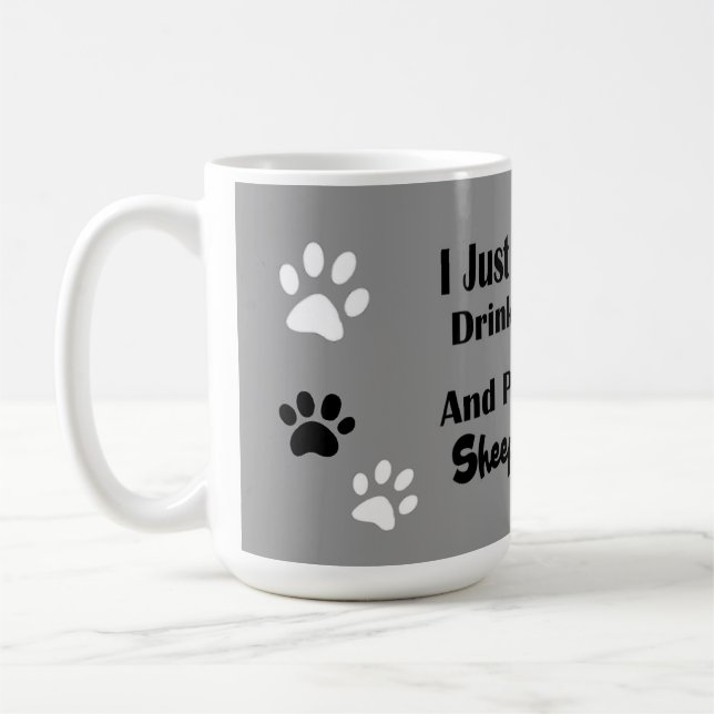 Sheepadoodle Coffee Mug (Left)