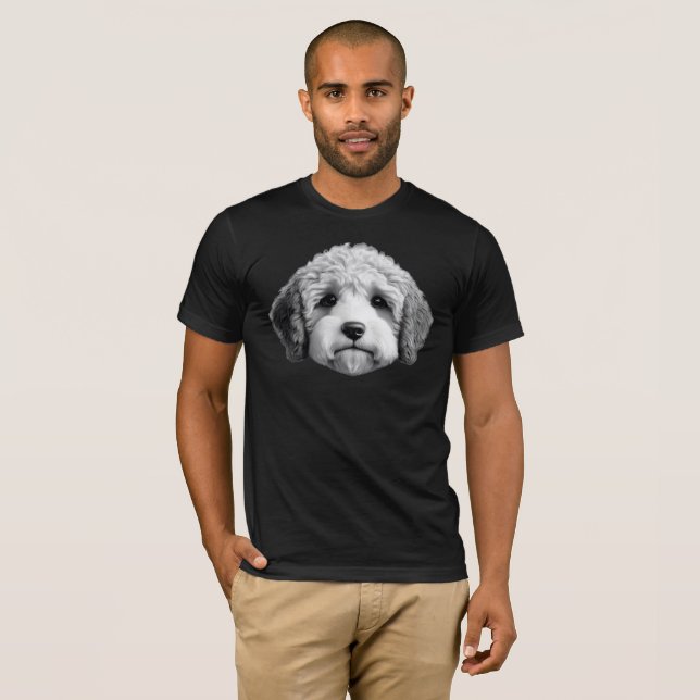 sheepadoodle cute face 2 T-Shirt (Front Full)