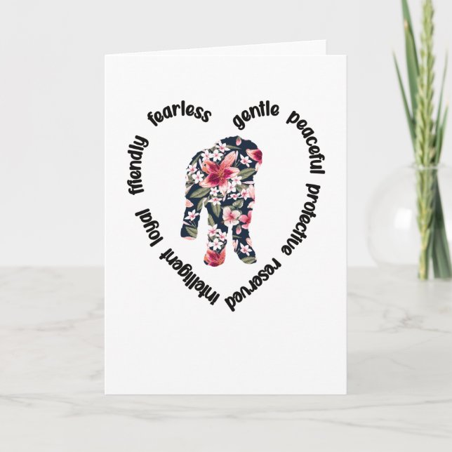 Sheepadoodle Lover Dog Mum Dad Sheepadoodle Owner Card (Front)