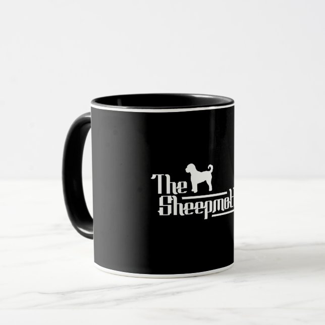 Sheepadoodle Mum Sheepmother Mug (Front Left)