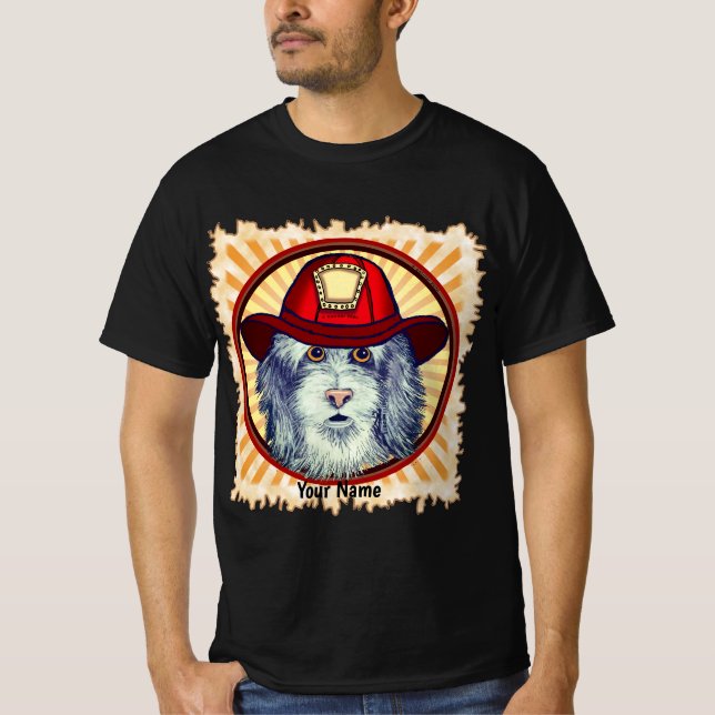 Sheepdog Firefighter  T-Shirt (Front)