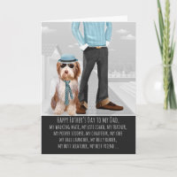 Sheepdog from the Dog Father's Day