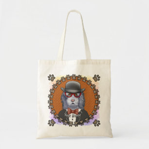 SheepDog Glasses Tote Bag