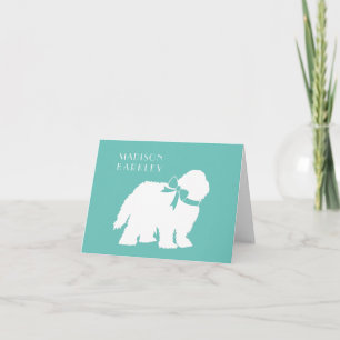 Sheepdog Puppy Old English Sheep Dog Note Card