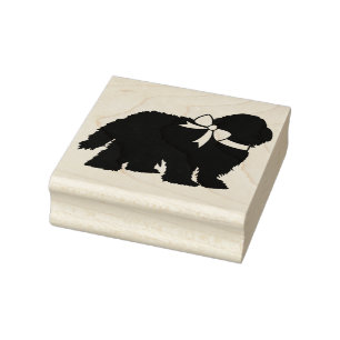 Sheepdog Puppy Old English Sheep Dog Rubber Stamp