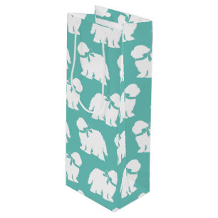Sheepdog Puppy Old English Sheep Dog Wine Gift Bag