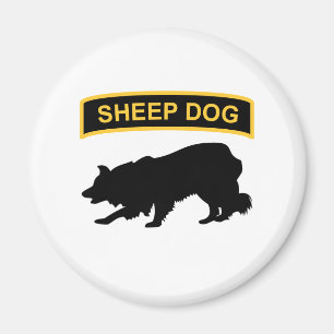 Sheepdog Tab Magnet
