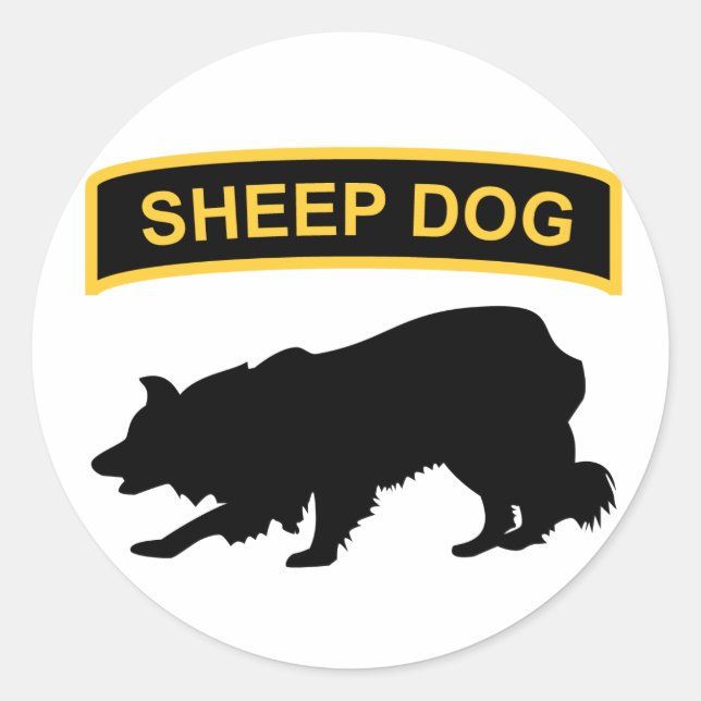 Sheepdog Tab sticker (Front)