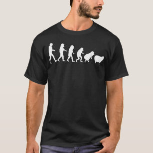Sheeple Evolution Of human to sheep wake up sheepl T-Shirt
