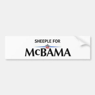 Sheeple for McBama Bumper Sticker