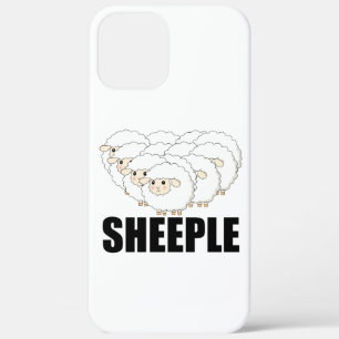 Sheeple Question Nothing Remain Terrified - Sheep iPhone 12 Pro Max Case
