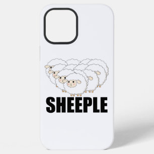 Sheeple Question Nothing Remain Terrified - Sheep iPhone 12 Pro Max Case