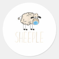 Sheeple sheep wear mask funny TShirt