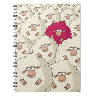Sheeps Pattern Notebook