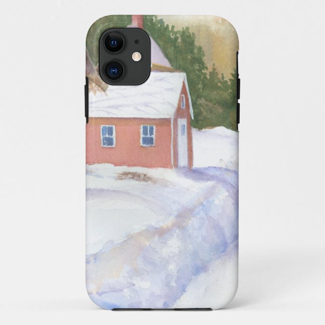 Sheepscott Maine Road Case-Mate iPhone Case (Back)
