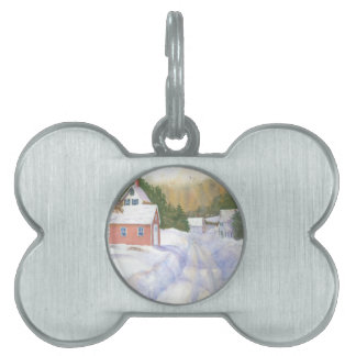 Sheepscott Maine Road Pet ID Tag