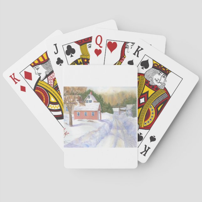 Sheepscott Maine Road Playing Cards (Back)