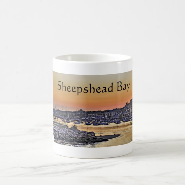 Sheepshead Bay, Brooklyn NY Coffee Mug (Center)